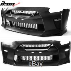 Fits 09-18 R35 GTR to 17+ MY17 Front & Rear Bumper & Hood Cover & Side Skirts