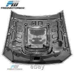 Fits 10-12 Ford Mustang GT500 & 13-14 GT GT500 V6 Front Hood Cover GT500 Style