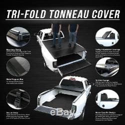 For 05-18 Toyota Tacoma Truck 5ft Short Bed Hard Solid Tri-fold Tonneau Cover