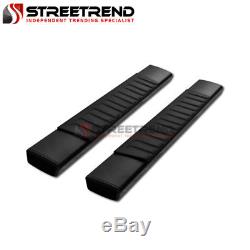 For 07-18 Silverado/Sierra Regular 6 OE Aluminum Black Side Step Running Boards