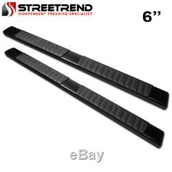 For 09-14 Ford F150 SupercrewithCrew 6 OE Aluminum Black Side Step Running Boards