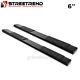 For 15-18 Colorado/Canyon Crew Cab 6 OE Aluminum Black Side Step Running Boards
