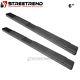 For 15-18 F150/F250 Super/Extended 6 OE Aluminum Black Side Step Running Boards