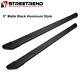 For 2005-2018 Toyota Tacoma Access 5 Matte Blk Aluminum Side Step Running Board