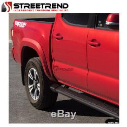 For 2005-2018 Toyota Tacoma Access 5 Matte Blk Aluminum Side Step Running Board