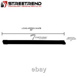 For 2007-2018 Silverado/Sierra Crew Cab 6 Matte Black Aluminum Running Boards