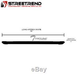 For 2009-2019 Dodge Ram 1500 Quad 5 Matte Blk Aluminum Side Step Running Boards