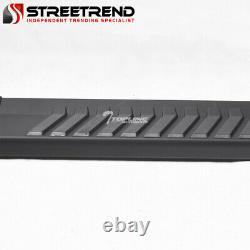For 2015+ F150/2017+ F250 Super 6 Matte Black Aluminum Side Step Running Boards
