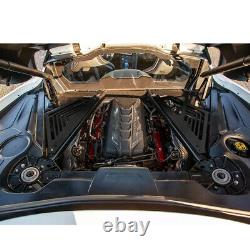 For Chevy Corvette C8 2020-2021 Car Engine Bay Panel Cover Black Aluminium US