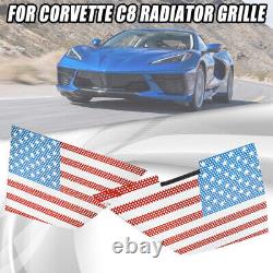 For Corvette C8 2020-2023 Engine Bay Panel Covers + Radiator Grille Mesh Grille