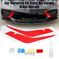 For Corvette C8 2020-22 Black Engine Bay Panel Cover Trim + Curved License Frame