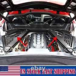 For Corvette C8 2020-Up Engine Component Bay Panel Covers Aluminum for GM Style
