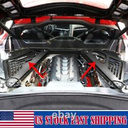 For Corvette C8 Engine Component Bay Panel Covers Aluminum 2020 2021 2022 Black