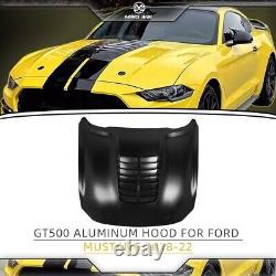 For Ford Mustang 2018-2023 GT500 Style Aluminum Front Hood Air Vent