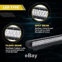 For Jeep Wrangler 52 LED Light Bar, For Jeep 6 Rocker Switch Cotrol Bracket JK