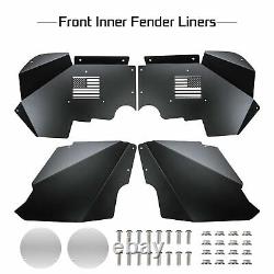 For Jeep Wrangler JK JKU 2007-2018 Front Rear Inner Fender Liners Off-Road 4WD