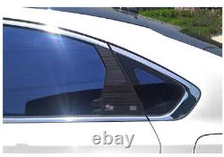 For Kia Forte 2019-2022 Black Aluminum Car Window BC Pillar Panel Cover Trim 6pc