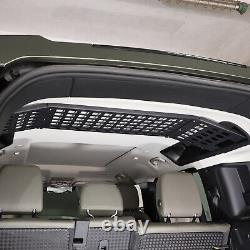 For LR Defender 90 110 2020-2023 Car Trunk Roof Molle Panel Rack Storage Shelf
