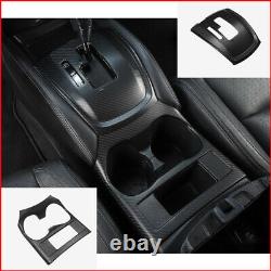 For Nissan Rogue 2014-20 2WD Carbon Fiber central console Gear shift panel Trim
