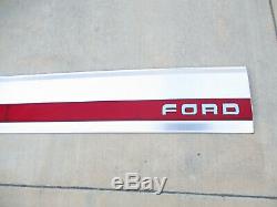 Ford F150 F250 F350 Pickup Truck Rear Tailgate Finish Panel Trim Red 87-96