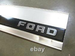 Ford F150 F250 F350 Truck Rear Tailgate Finish Trim Panel Molding Black 87-96
