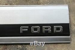 Ford F150 Tailgate Finish Panel F250 Rear Trim Black Reflector 87-96 Please Read