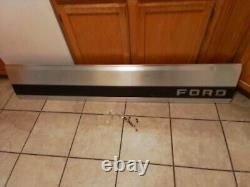 Ford Truck Tailgate Trim Panel With Black F150 F250 F350 with Brackets OEM 87-96
