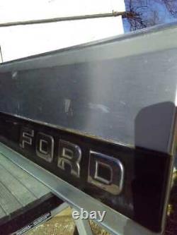 Ford truck aluminum tialgate panel black reflector 1987-1996
