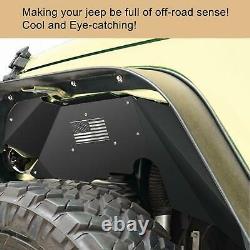 Front Rear Inner Fender Liners for Jeep Wrangler JK JKU 2007-2018 Flare Off-Road
