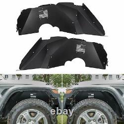 Front and Rear Inner Fender Liners Flares Fit For 2018-2021 Jeep Wrangler JL JLU