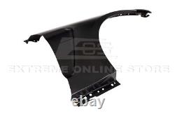 GT350 Style Aluminum Matte Black Front Side Fenders For 15-17 Ford Mustang