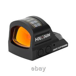 HOLOSUN HS407C X2 Micro Red Dot Reflex Sight Solar Panel for Pistol