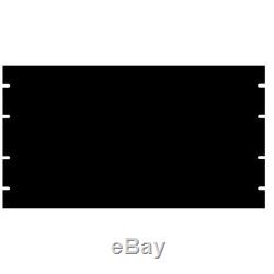 Hammond PBPA19010BK2 6U 19 Rack Aluminium Blank Panel Black 483 x 3 x 267