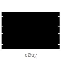 Hammond PBPA19012BK2 7U 19 Rack Aluminium Blank Panel Black 483 x 3 x 311