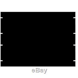 Hammond PBPA19014BK2 8U 19 Rack Aluminium Blank Panel Black 483 x 3 x 356