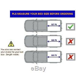 Hard Tri-Fold Tonneau Cover For 09-18 Dodge Ram 1500 2500 3500 5.7FT Bed Pickup