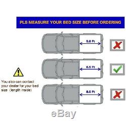 Hard Tri-Fold Tonneau Cover For 14-19 Silverado Sierra 1500 2500 3500 6.5FT Bed