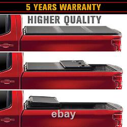 Hard Tri-Fold Tonneau Cover For 2014-2021 Toyota Tundra 6.5FT Bed