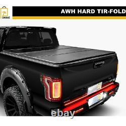 Hard Tri-fold Tonneau Cover for 19-21 Dodge Ram 1500 5.7FT Bed. Aluminum Panels