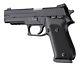 Hogue Sig P220 Single Action Only, Checkered Aluminum G10, Grip Panels, Black