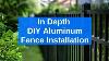How To Install Aluminum Fence Diy Aluminum Fence Installation Complete Guide