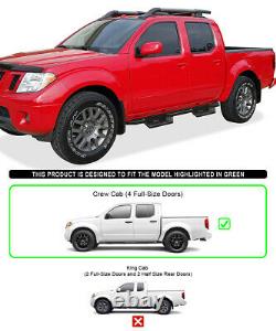 IArmor Off-Road Drop Steps Armor Fit 05-22 Nissan Frontier Crew Cab