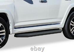 IBoard Black Running Boards Style Fit 10-22 Toyota 4Runner Limited