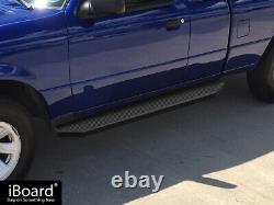 IBoard Black Running Boards Style Fit 99-11 Ford Ranger Super Cab 4-Door