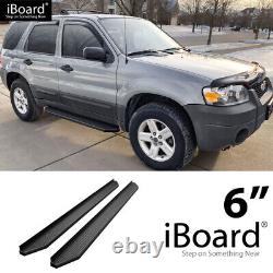 IBoard Running Board Black 6 Fit Ford Escape 01-07