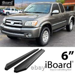 IBoard Running Board Black 6 Fit Toyota Tundra Access Cab 00-06