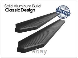 IBoard Running Board Black 6 Fit Toyota Tundra Double Cab 07-21