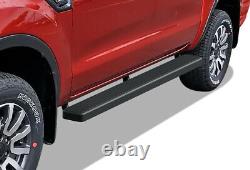 IBoard Running Boards 5 inches Matte Black Fit 19-22 Ford Ranger SuperCrew Cab