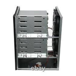 ITX Computer case 8 Position Hot Swap Server Storage Aluminum Panel NAS Chassis