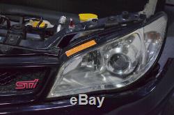 JDM 06-07 Subaru WRX STI Black Front Clip with Spec-C Lip and Charge-Speed Hood